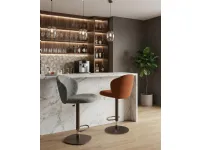 Koss and Ikon upholstered stools by Easyline