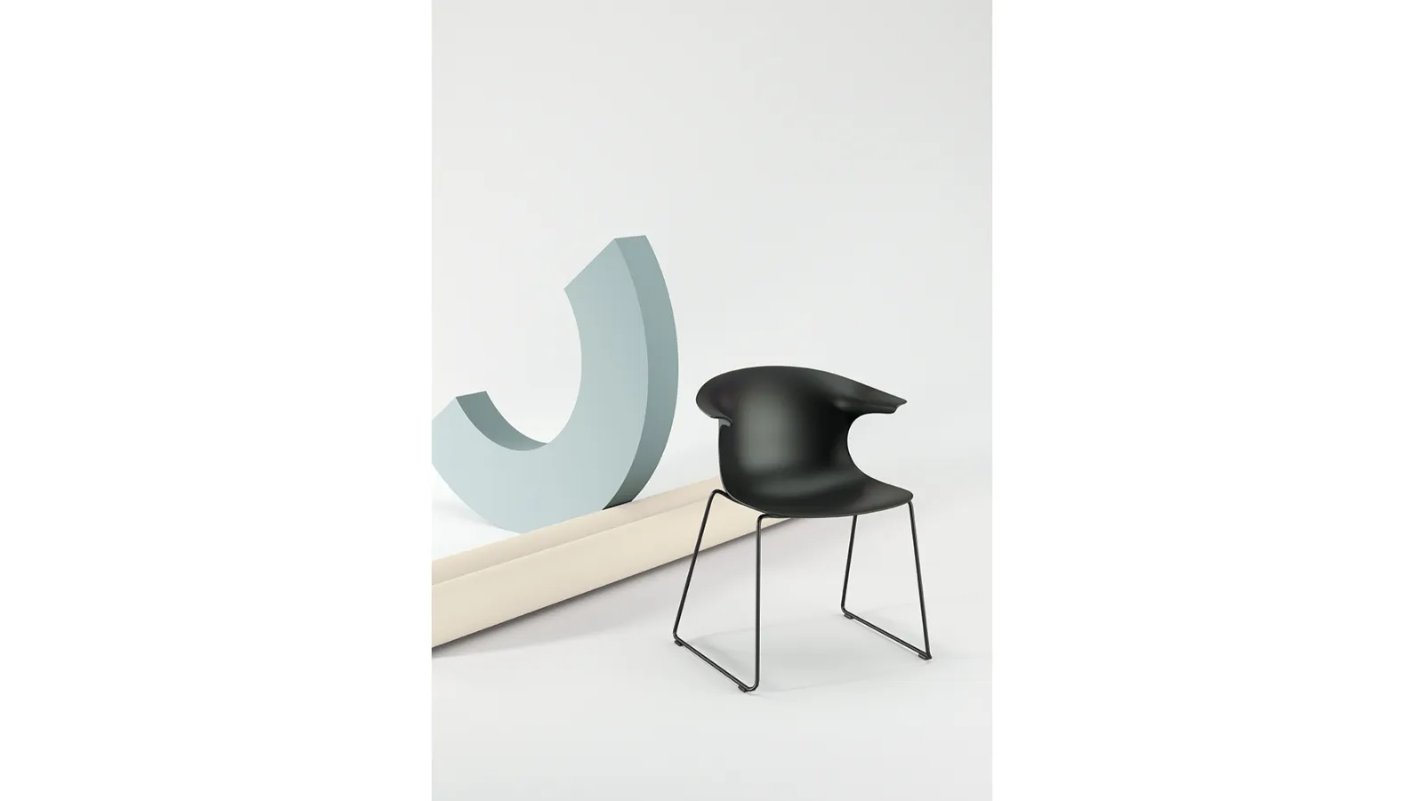 Loop Mono Sled Chair by Infiniti.