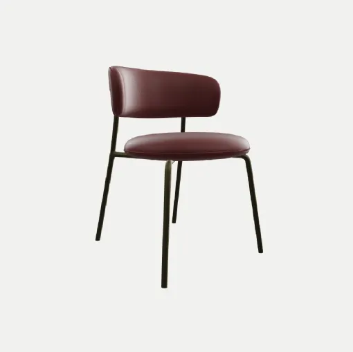 Zamagna Macaron Leather Chair