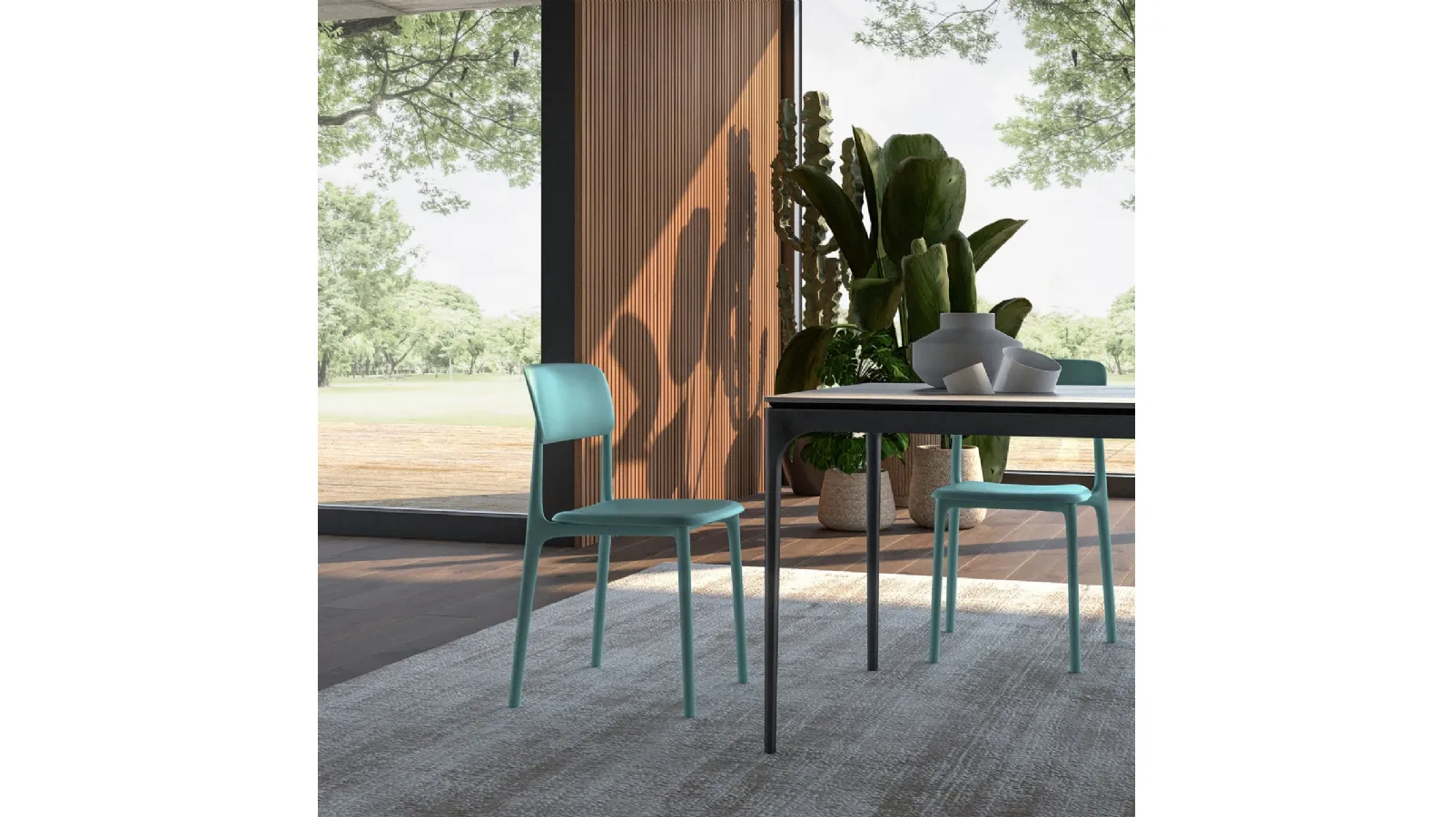 Quintaci polypropylene chair by Easyline