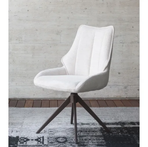 Raya upholstered fabric chair by Altacom