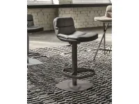 Marlon padded stool by Ozzio