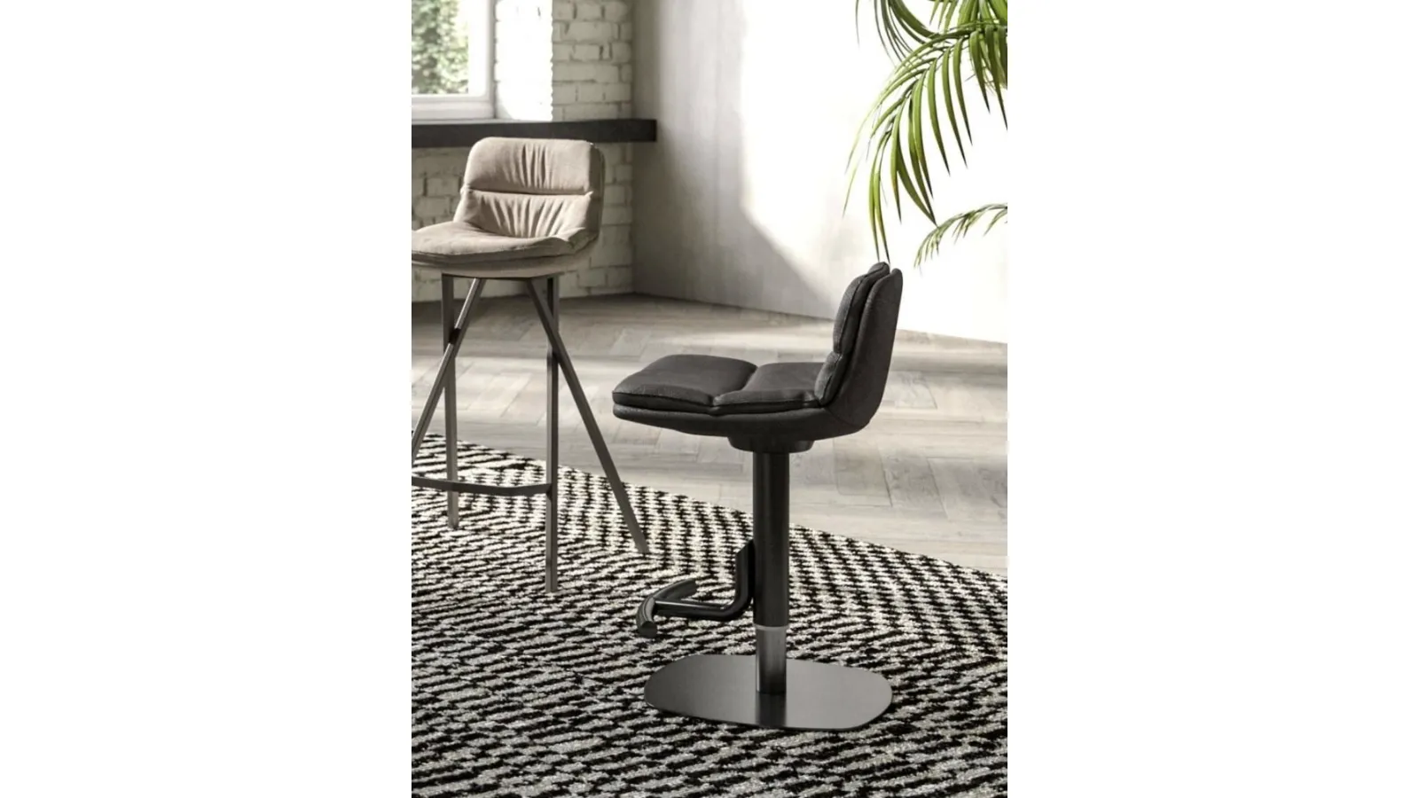 Morfeo stool by Ozzio