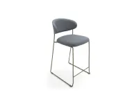 Upholstered fabric stool Sled/C by Zamagna