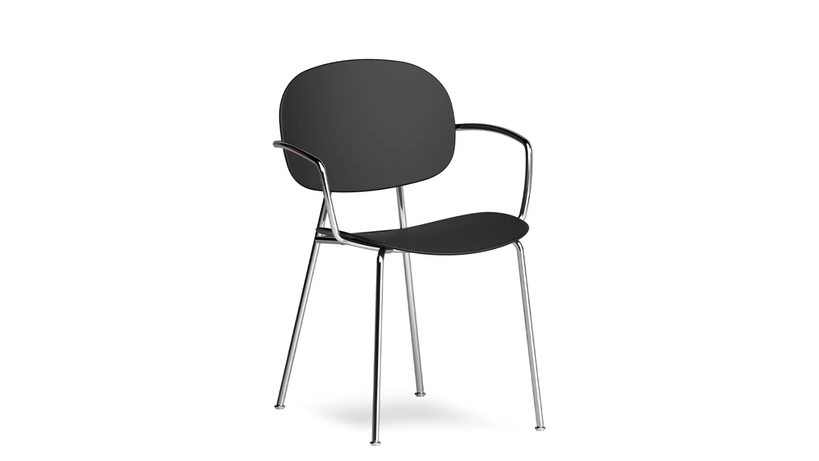 Pop Tondina chair in polypropylene and steel by Infiniti.