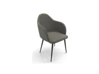 Virgo B fabric chair by Zamagna