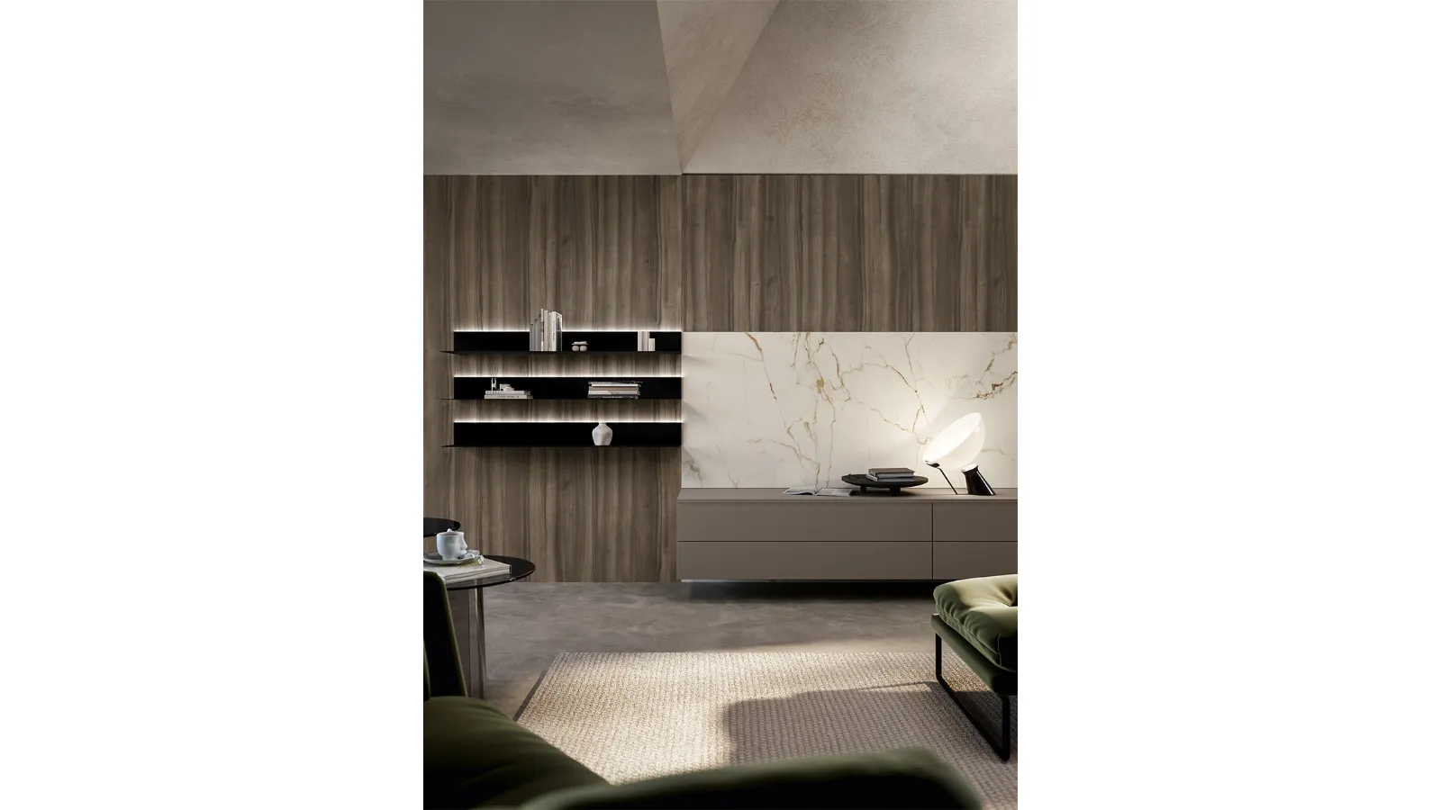 Wall Unit Living Cloe by Arredo3