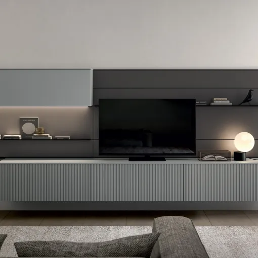 Living Time Wall Unit by Arredo3