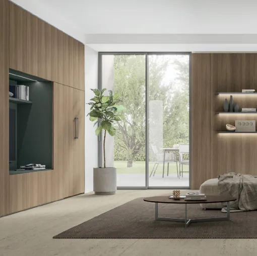 Wall Unit Logica Plus UNIT 02 by Tomasella