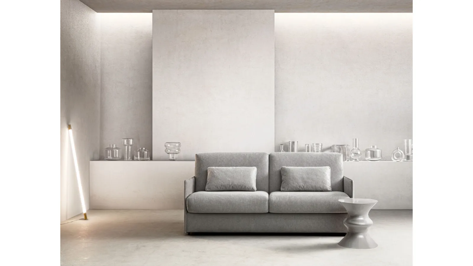 Ariel fabric sofa bed by Samoa