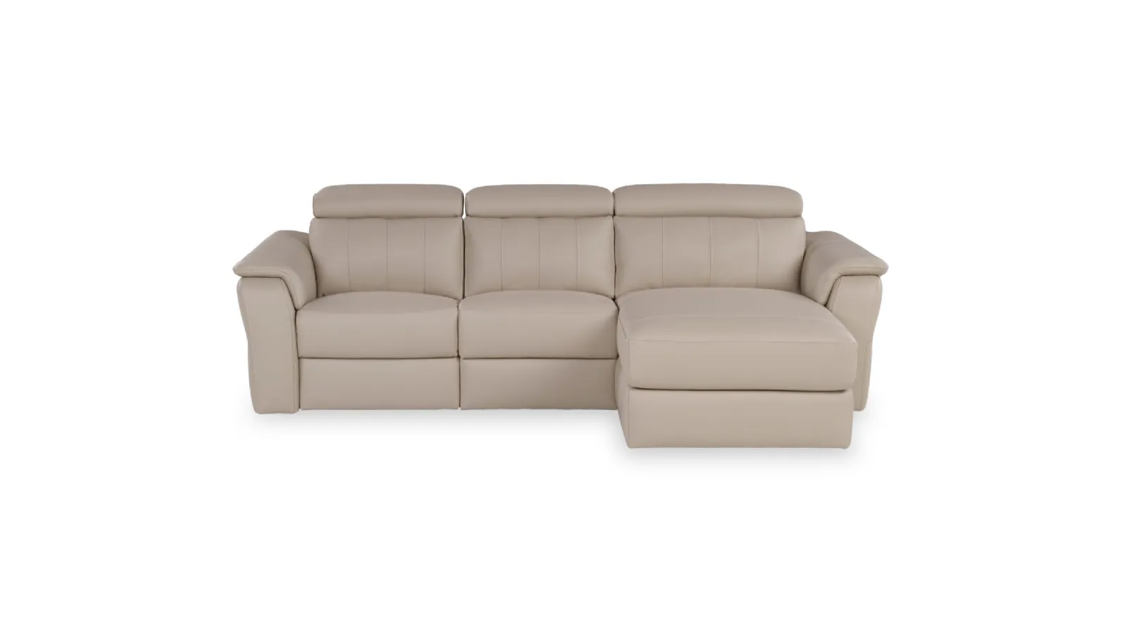 Bismark relaxing sofa with chaise lounge by Nicoletti Home