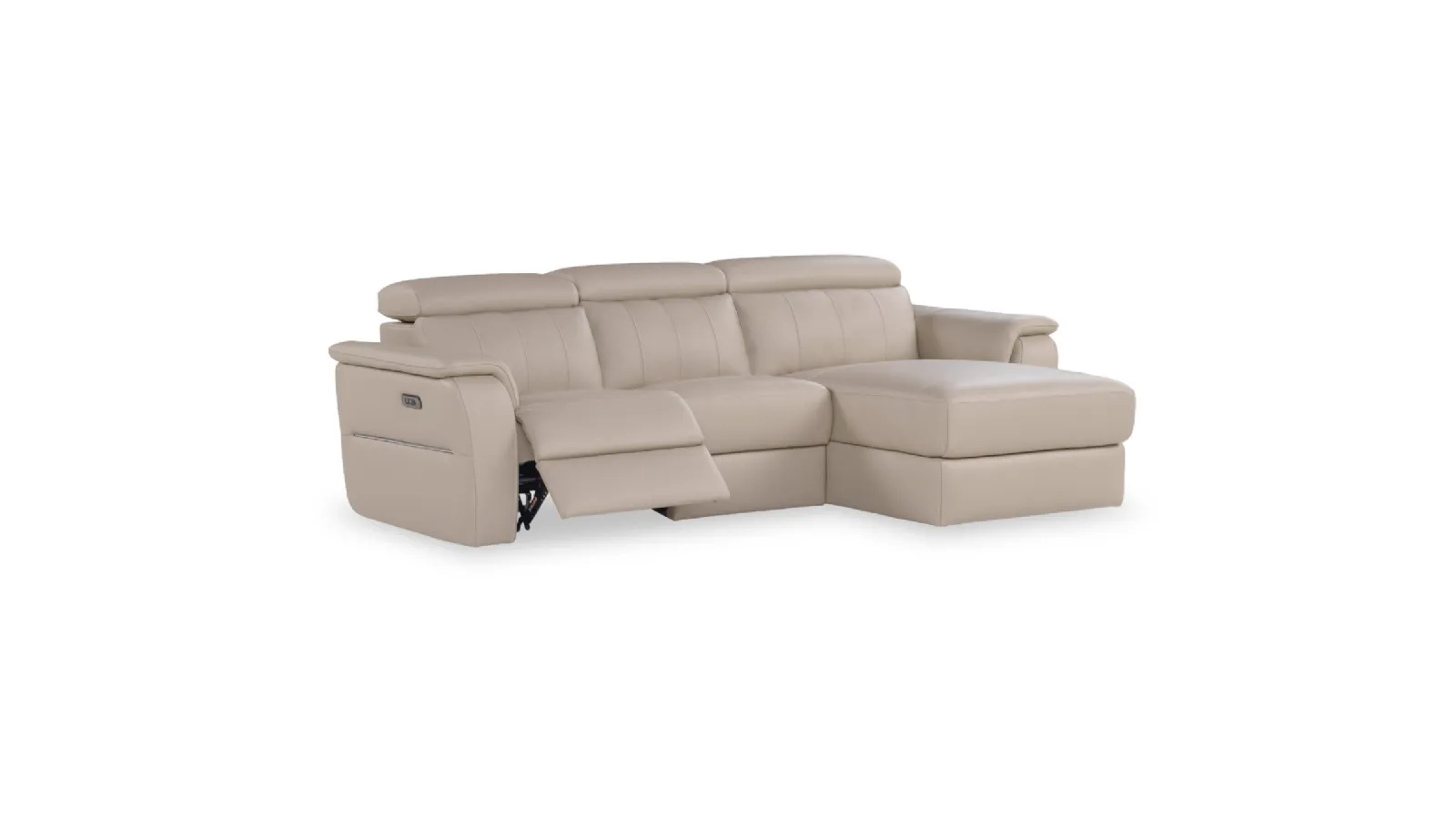 Bismark relax sofa with chaise lounge by Nicoletti Home