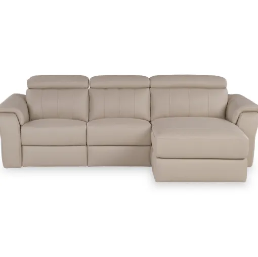 Bismark relaxing sofa with chaise lounge by Nicoletti Home