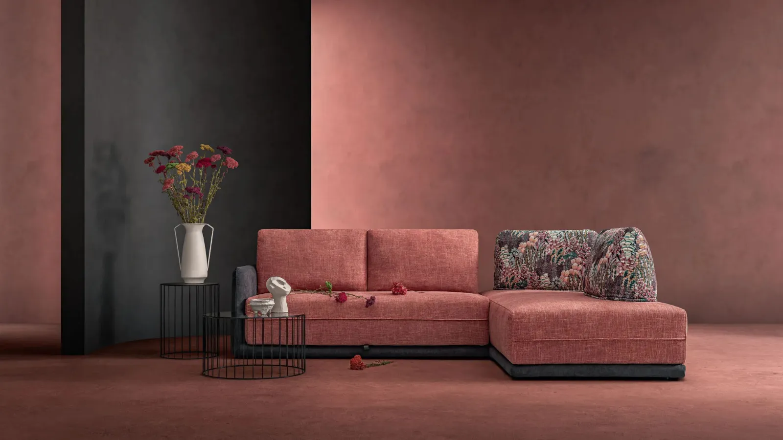 Convertible sofa bed Clock by Samoa