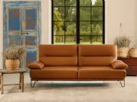 Folk Leather Sofa by Nicoletti Home.
