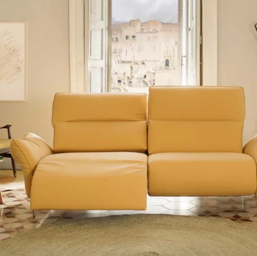 Nicoletti Home's Funk leather linear sofa