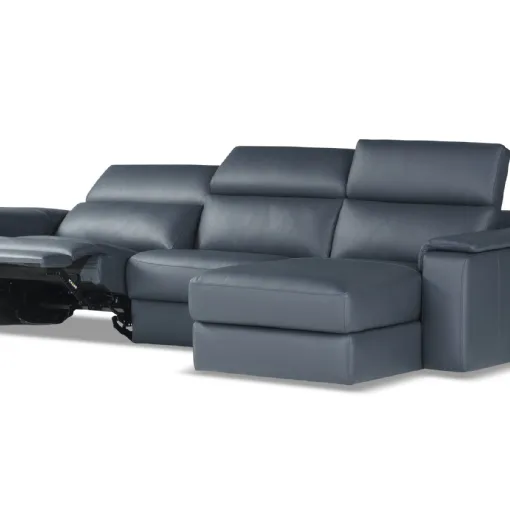 Indian leather relaxation sofa by Nicoletti Home