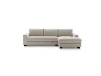 Fabric sofa with chaise longue Luvon by Ditre Italia