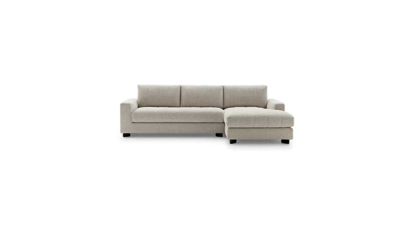 Fabric sofa with chaise longue Luvon by Ditre Italia