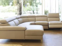 Megan corner sofa with chaise lounge by Nicoletti Home