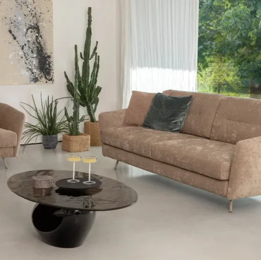 Tonin Casa's Milo fabric living room