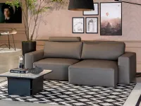 Linear sofa with pull-out seats Moove by Tonin Casa