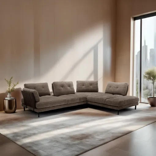 Corner sofa Pucci by Franco Ferri