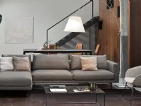 Sofa with peninsula Rod by Calligaris