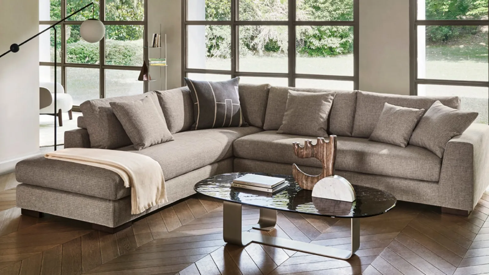 Sierra corner sofa by Calligaris