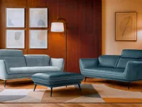 Nicoletti Home's leather and fabric Spritz sofa