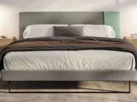 Oak Knot Velvet bedside table by Spagnol Mobili