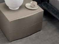 Sinuosa lacquered nightstand by Calligaris