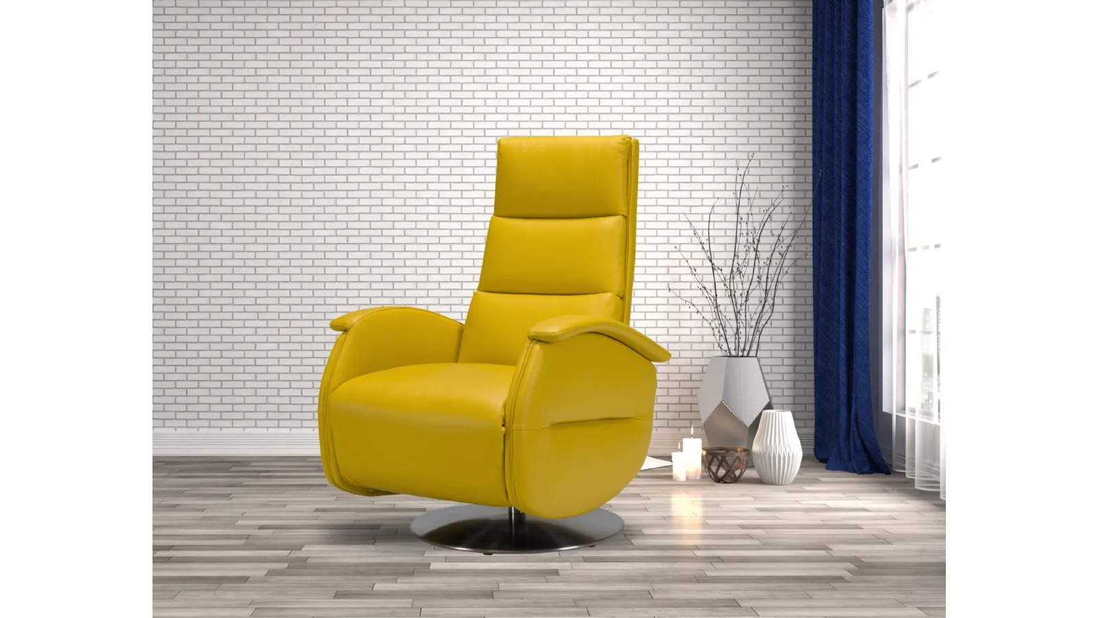 Relax armchair with Scotty height adjustment by Nicoletti Home