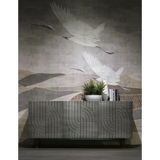 Media Calliope in laccato effetto spazzolato di Target Point translates to: 