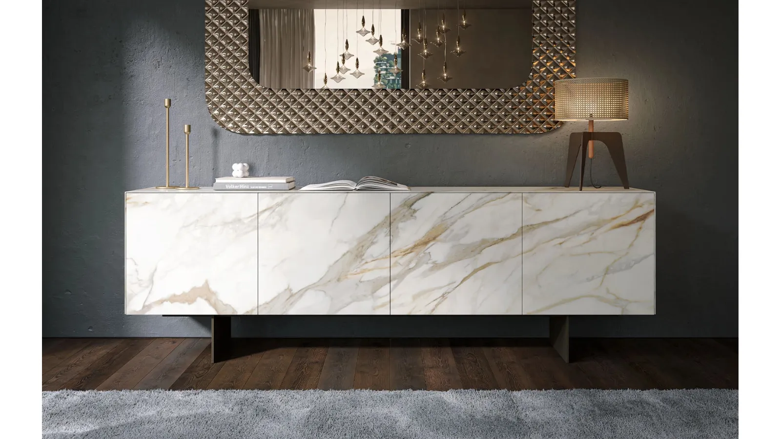 Cristalia sideboard by Tonin Casa