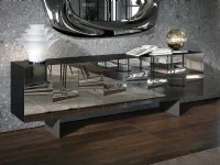 Fused glass sideboard Saffira by Tonin Casa