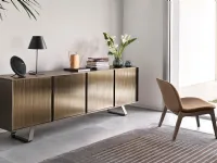 Mirrored glass highboard Secret by Calligaris