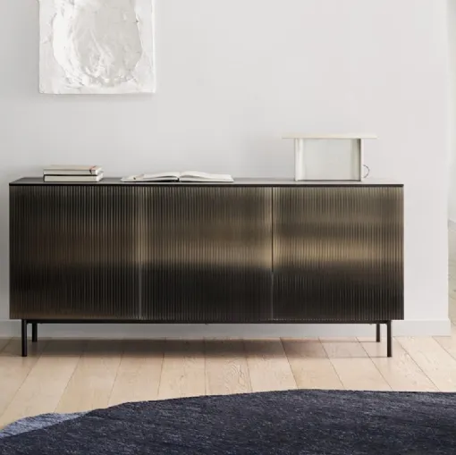 Vertical glass sideboard by Calligaris