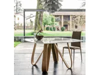 Butterfly glass table by Tonin Casa