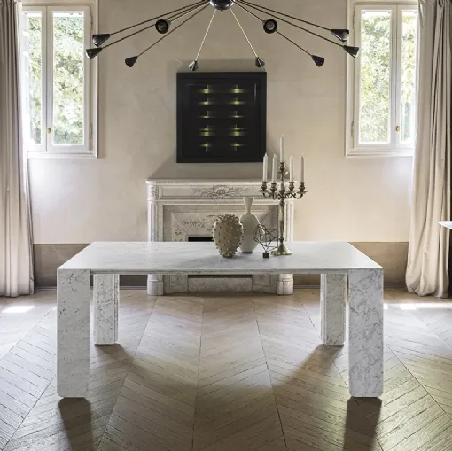 Corinto marble table by Pianca
