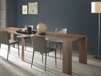 David extendable console table with telescopic mechanism in Altacom wood