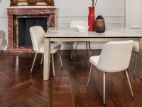 Delta ceramic table by Calligaris