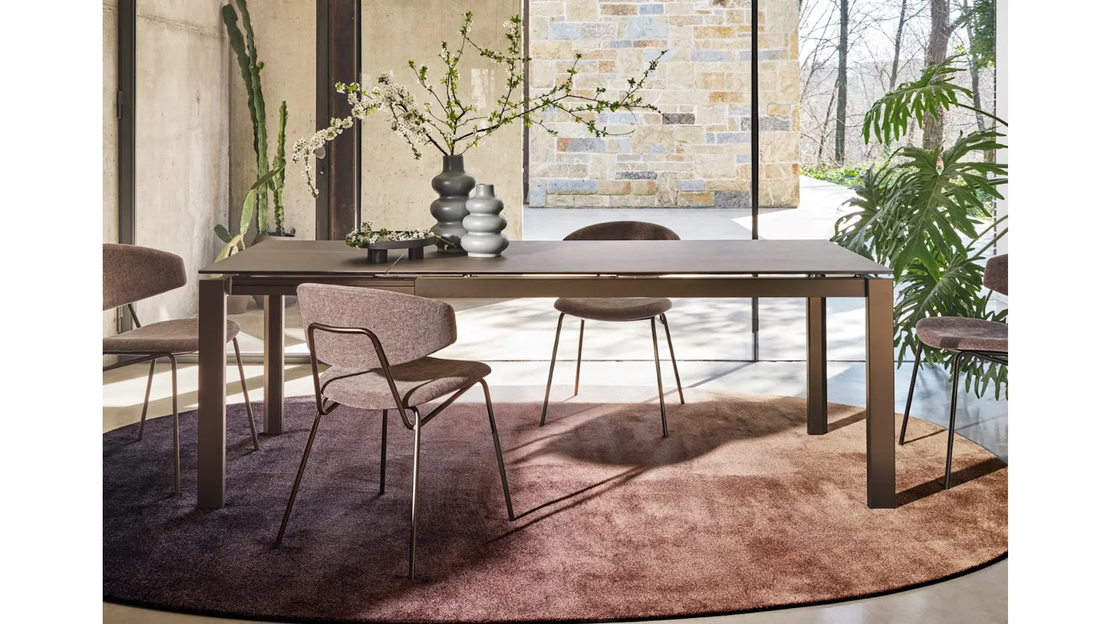 Extendable table Duca by Calligaris