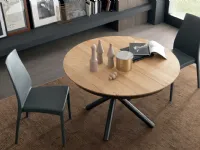 Extendable table Fahrenheit Round in Oak by Altacom