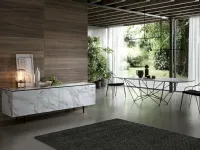 Table Fil8 Fixed in Ceramic by Ozzio