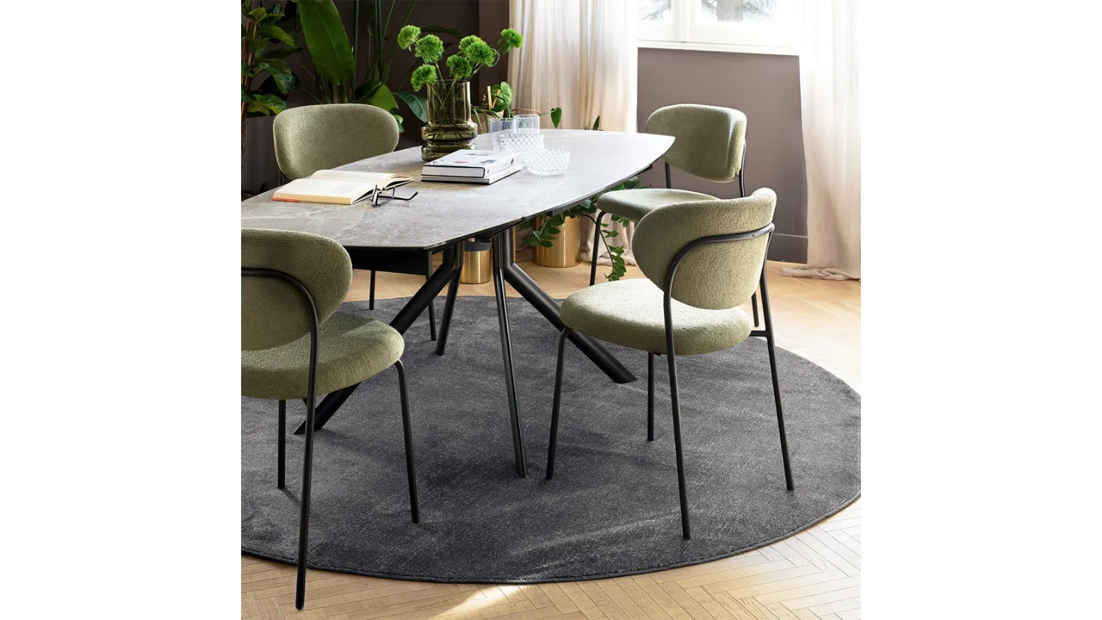 Extendable table Jupiter Plus by Connubia