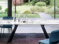 Fixed ceramic table Icaro by Calligaris