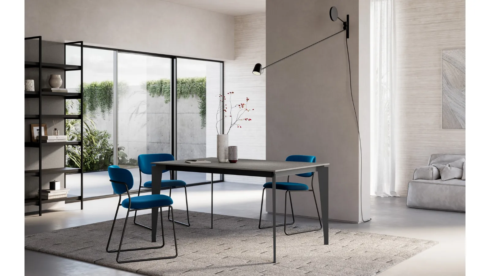 Extensible Empire dining table by Arredo3.