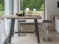 Pick Up extendable table with melamine top by Altacom