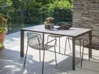 Scirocco table with HPL top by Altacom
